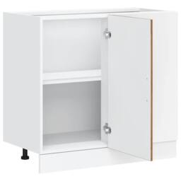 Berkfield Home Sink Base Cabinet Lucca Old Wood Engineered Wood in Brown - thumbnail 5