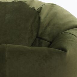 icon Kingston Classic Velvet Bean Bag Chair & Pouffe Pink Bean Bag Chair in Olive - thumbnail 5