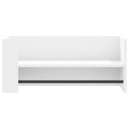 Berkfield Home Wall Shelf White 70.5x35x30.5 cm Engineered Wood - thumbnail 4