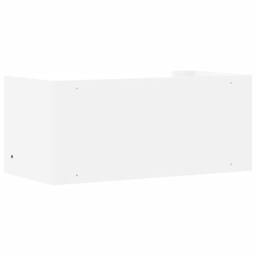 Berkfield Home Wall Shelf White 70.5x35x30.5 cm Engineered Wood - thumbnail 6