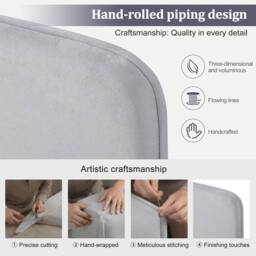 Matteo Grey Velvet Ottoman Single Daybed with Storage - 90 x 190 cm - thumbnail 9