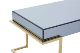Orsina Luxurious Coffee Table, Elegant Metallic Finish Decorative Table, Modern Accent Table, Decent Patio Table in Gold - thumbnail 4