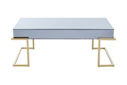 Orsina Luxurious Coffee Table, Elegant Metallic Finish Decorative Table, Modern Accent Table, Decent Patio Table in Gold - thumbnail 6