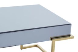Orsina Luxurious Coffee Table, Elegant Metallic Finish Decorative Table, Modern Accent Table, Decent Patio Table in Gold - thumbnail 5