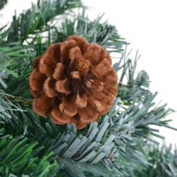 Berkfield Home Elegant Artificial Christmas Tree with Stand Green 180 cm PVC and - thumbnail 7
