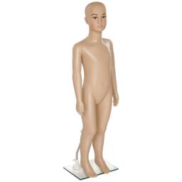 tectake Child Adjustable Mannequin In Full Body Life Size With Realistic Propo in Beige - thumbnail 1