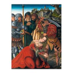 "Artery8 Lucas Cranach The Martyrdom of Saint Barbara Wall Art Print - Size: W12"" x H16""" - thumbnail 1