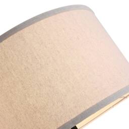 Wyld Haus Tare Beige Fabric Shade Tripod Floor Lamp Natural Wood 152cm - thumbnail 8