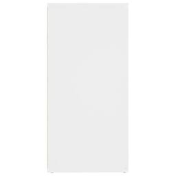 Berkfield Home Sideboard White 160x36x75 cm Engineered Wood - Size: 160 x 36 x 75 cm - thumbnail 7