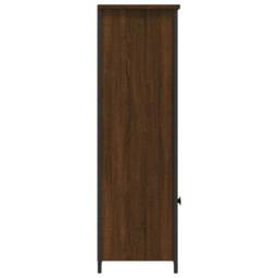 Berkfield Home Highboard Brown Oak 62x32x103.5 cm Engineered Wood - thumbnail 6