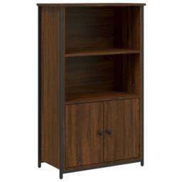 Berkfield Home Highboard Brown Oak 62x32x103.5 cm Engineered Wood - thumbnail 1