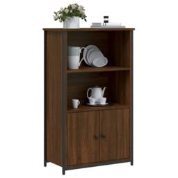 Berkfield Home Highboard Brown Oak 62x32x103.5 cm Engineered Wood - thumbnail 3