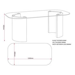 Seconique Modena Coffee Table in Cream - thumbnail 6