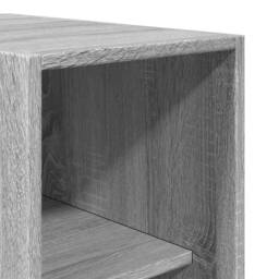 Berkfield Home Wardrobe Grey Sonoma 30x50x200 cm Engineered Wood - Size: 30 x 50 x 200 cm - thumbnail 7