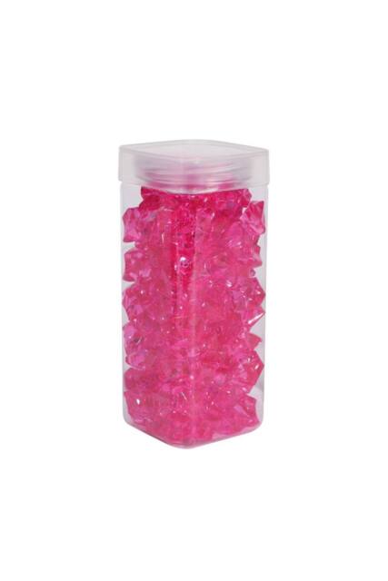 KDMD Large Fuchsia Acrylic Stone in Square Jar 300gr 2 Pack in Pink - image 1