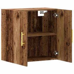 Berkfield Home Wall Cabinet Old Wood 60x31x60 cm Engineered Wood in Brown - Size: 60 x 31 x 60 cm - thumbnail 7