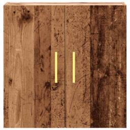 Berkfield Home Wall Cabinet Old Wood 60x31x60 cm Engineered Wood in Brown - Size: 60 x 31 x 60 cm - thumbnail 4