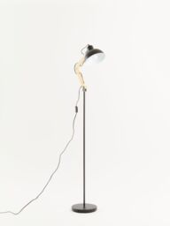 Orsina Highly Manoeuvrable Black Floor Lamp, Sturdy Design Bedroom Floor Lamp, Contemporary Sleek Modern Lamp - thumbnail 3