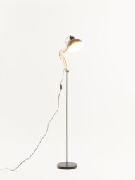 Orsina Highly Manoeuvrable Black Floor Lamp, Sturdy Design Bedroom Floor Lamp, Contemporary Sleek Modern Lamp - thumbnail 4