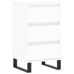 Berkfield Home Sideboard White 40x35x70 cm Engineered Wood - Size: 40 x 35 x 70 cm - thumbnail 3