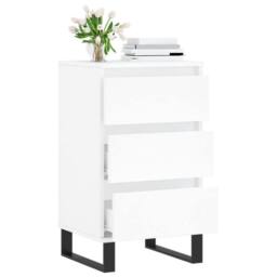 Berkfield Home Sideboard White 40x35x70 cm Engineered Wood - Size: 40 x 35 x 70 cm - thumbnail 4