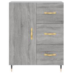 Berkfield Home Highboard Grey Sonoma 69.5x34x180 cm Engineered Wood - thumbnail 8