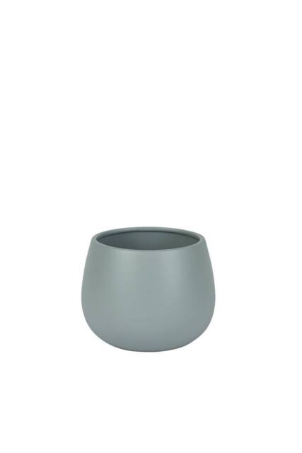 KDMD Hortus Matt Grey London Pot 12cm H x 13cm Dia 2 Pack - image 1