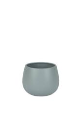 KDMD Hortus Matt Grey London Pot 12cm H x 13cm Dia 2 Pack