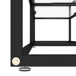 Berkfield Home TV Cabinet Transparent 160x40x40.5 cm Tempered Glass in Clear - thumbnail 5