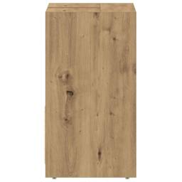 Berkfield Home Bathroom Sink Cabinet Artisan Oak 60x33x60 cm Engineered Wood in Brown - Size: 60 x 33 x 60 cm - thumbnail 7