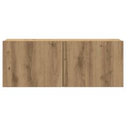 Berkfield Home 7 Piece TV Cabinet Set Wall-mounted Artisan Oak Engineered Wood in Brown - thumbnail 5