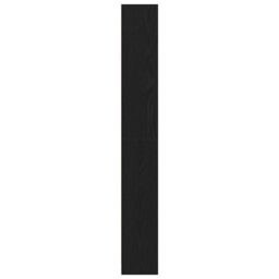 Berkfield Home Bookcase Black Oak 80x24x176 cm Engineered Wood in Brown - Size: 80 x 24 x 176 cm - thumbnail 6