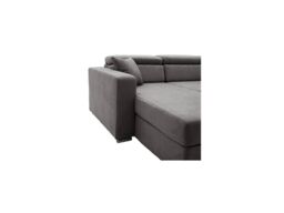 OLYMPIA FURNITURE Luca Fabric Corner Blue Colour Universal Side Sofa Bed With Storage in Grey - thumbnail 6