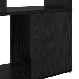 Berkfield Home Bookshelf Black oak Engineered wood 60 x 24 x 124 cm - thumbnail 8