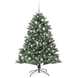 Berkfield Home Modern Artificial Christmas Tree with Stand Green 105 x 105 x 150 cm