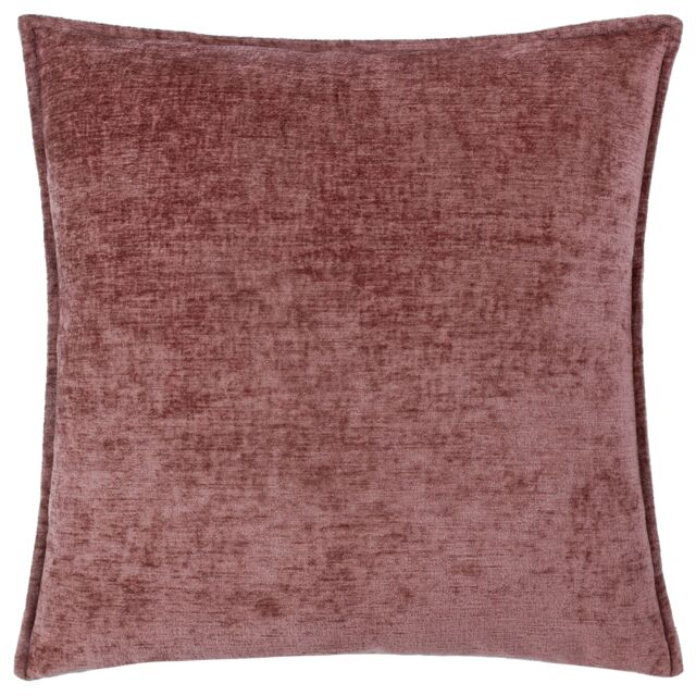 Evans Lichfield Buxton Chenille Reversible Square Cushion in Purple - Size: 50 cm x 50 cm - image 1