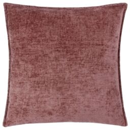Evans Lichfield Buxton Chenille Reversible Square Cushion in Purple - Size: 50 cm x 50 cm - thumbnail 1