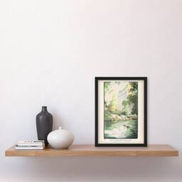 Artery8 Hotel Plaza from Central Park Elmer Framed Wall Art Print - Size: A4 - thumbnail 4