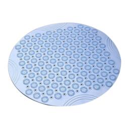 Kelvenix blue Round Non-Slip Bathtub Mat PVC Safety Shower
