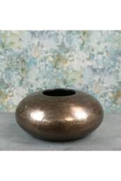 KDMD Bronze Mayfair Pebble Large Brass-Style Vases - thumbnail 2