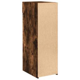 Berkfield Home Sideboard Smoked Oak 30x42.5x93 cm Engineered Wood in Brown - thumbnail 6