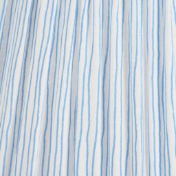 Ruma Blue Stripe Mushroom Pleat Tapered Lampshade - Size: 18 inches - thumbnail 6