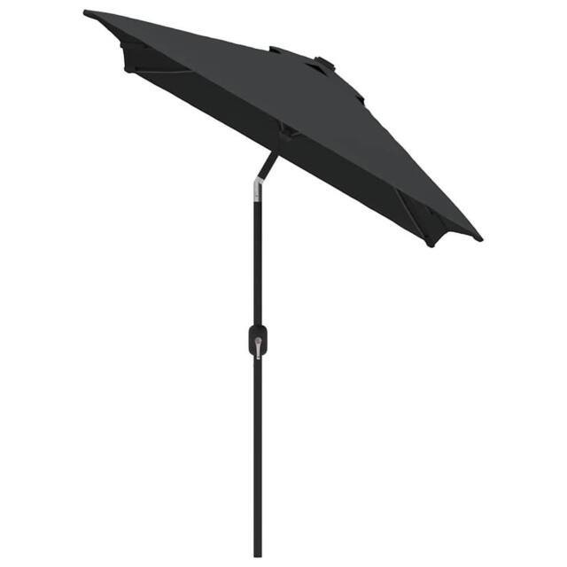 Berkfield Home Outdoor Parasol with Metal Pole 300x200 cm Anthracite in Black - image 1