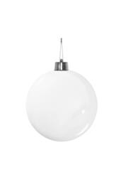 KDMD White Shiny Shatterproof Bauble x1 25cm - thumbnail 5