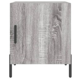 Berkfield Home Bedside Cabinet Grey Sonoma 40x40x50 cm Engineered Wood - Size: 40 x 40 x 50 cm - thumbnail 6