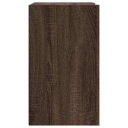 Berkfield Home Wall Cabinet Brown Oak 75x35x60 cm Engineered Wood - Size: 75 x 35 x 60 cm - thumbnail 5