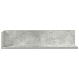 Berkfield Home Wall Shelves 2 pcs Concrete Grey 75x16.5x16.5 cm Engineered Wood - thumbnail 4
