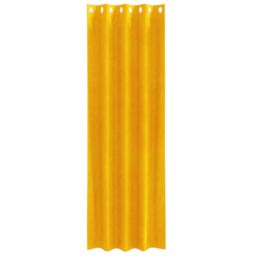 Berkfield Home Blackout Curtains with Eyelets 2 pcs Mustard Yellow Velvet - thumbnail 4