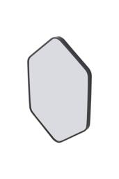 Living and Home Aluminium Alloy Framed HD Float Glass Bathroom Mirror in Black - thumbnail 3
