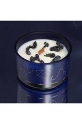 KDMD Pisces Zodiac Crystal Candle & Gemstone Bracelet Set in Blue - thumbnail 6